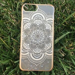 iPhone 7+ henna phone case nice cute 🌸💜